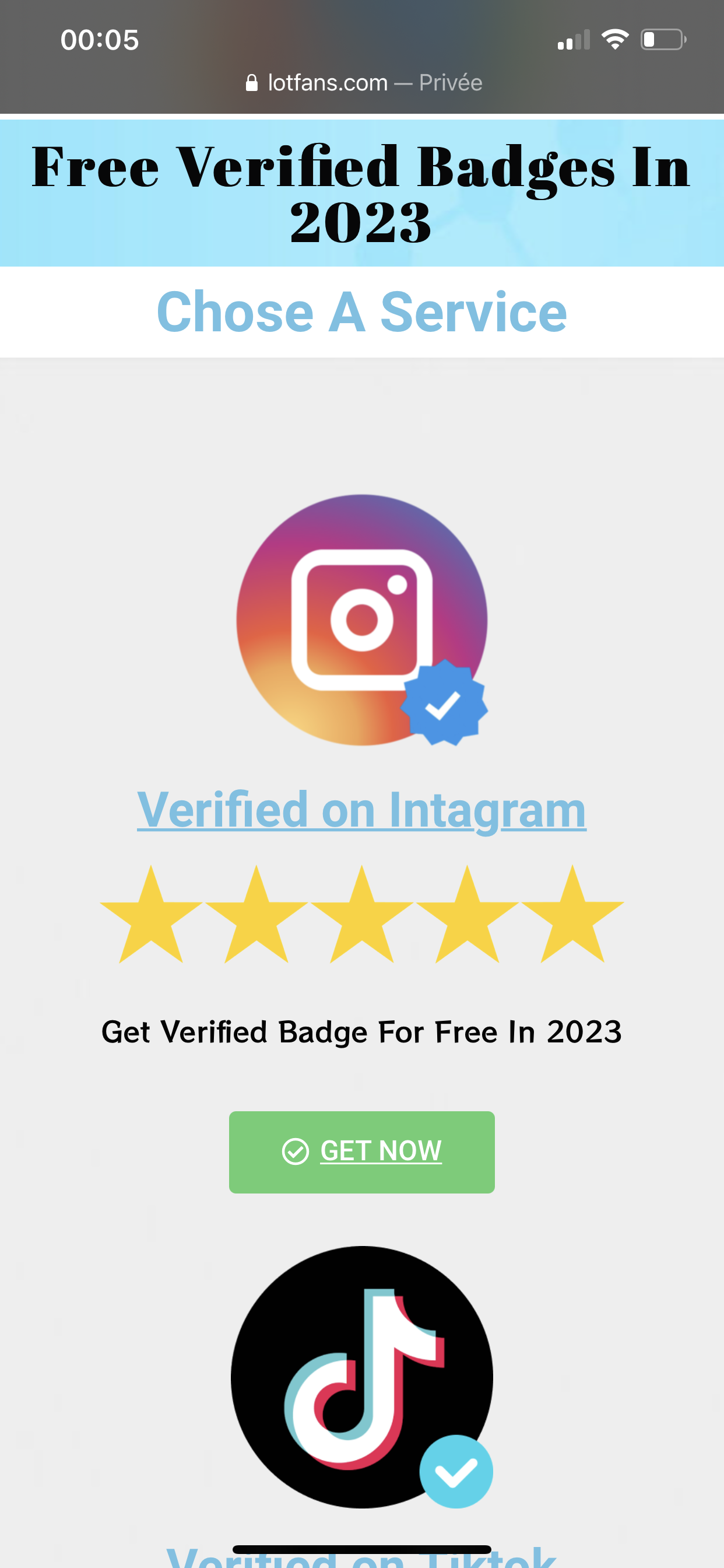 verified badges